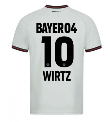 Bayer Leverkusen Florian Wirtz #10 Bortatröja 2023-24 Kortärmad
